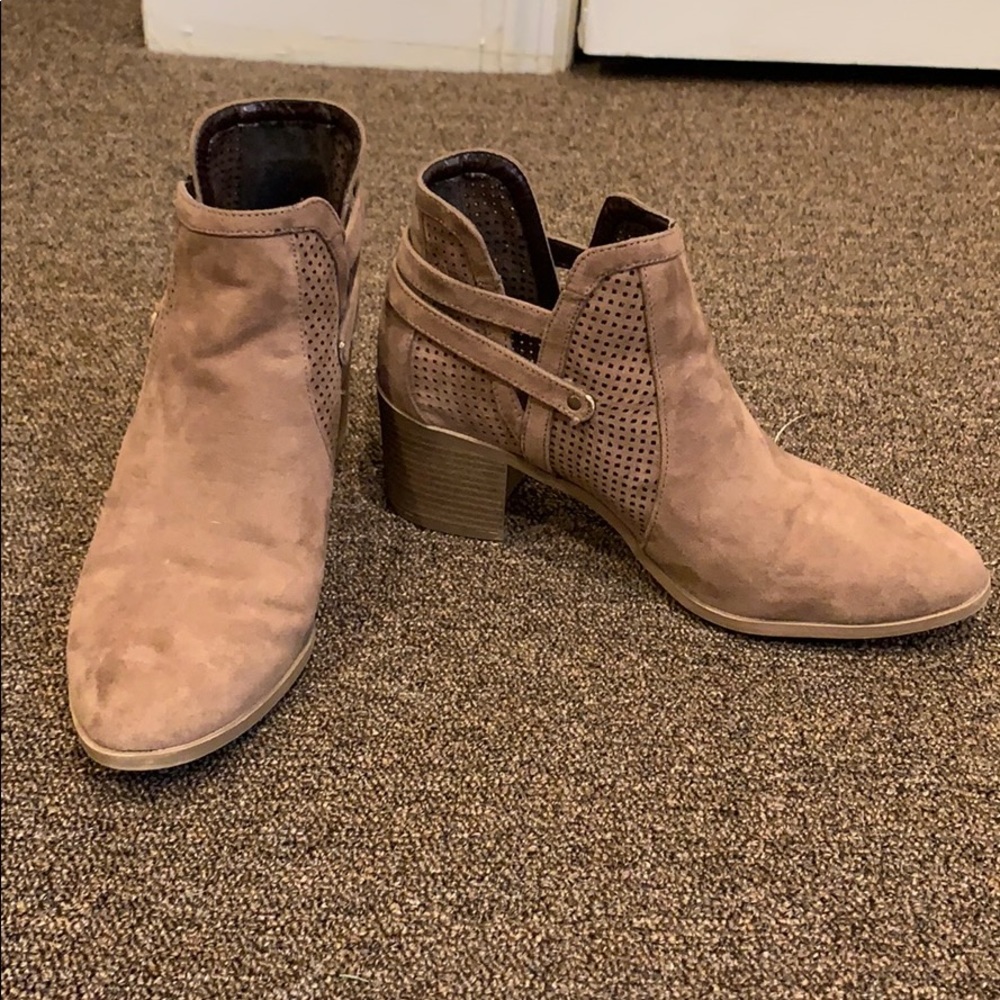 Taupe booties